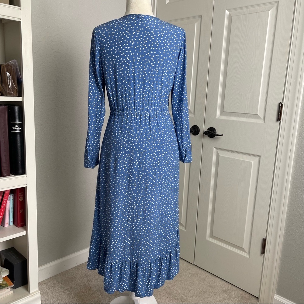 Rails “Jade” Blue Wisteria Midi Dress Size S - Picture 6 of 13